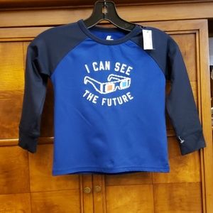 Place Sport Blue/Black Long Sleeve Size 4T